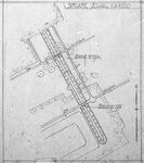 Ligging bruggen 576 en 577.
<br/>
Archief Dienst Openbare Werken, Stadsarchief A'dam, 1956